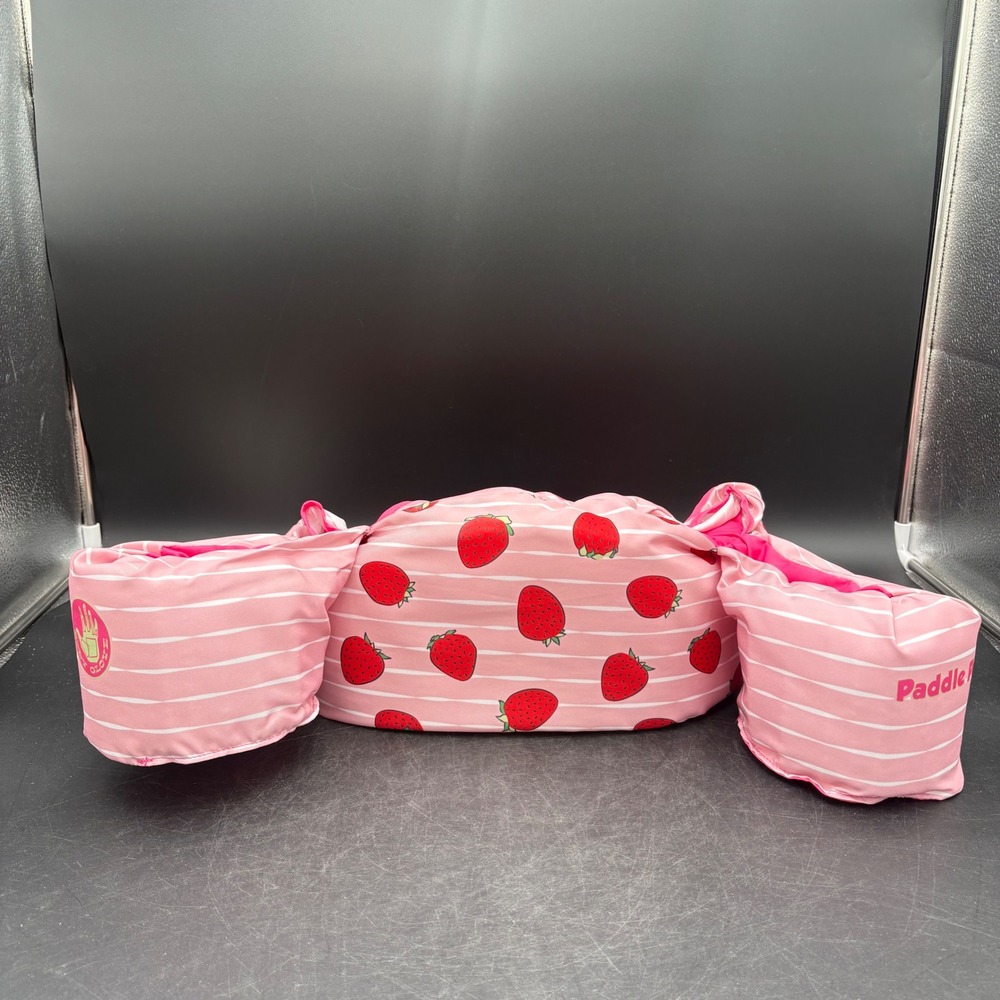 Body Glove Paddle Pals Life Jacket Pink Strawberry USCG Approved 30-50lbs NEW